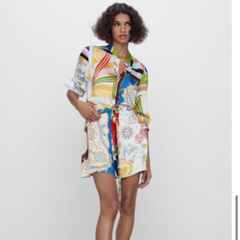 Mini Zara Printed Dress
